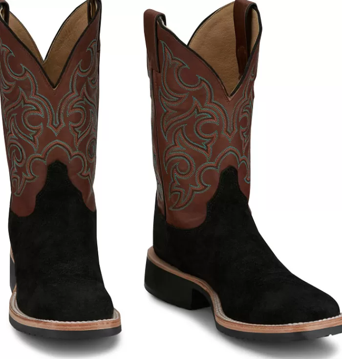 Alamo 11" Roughout^Justin Boots Hot