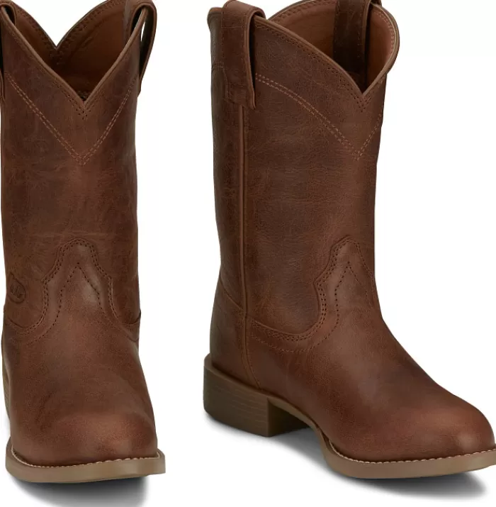 Blain 10" Womens Roper^Justin Boots New