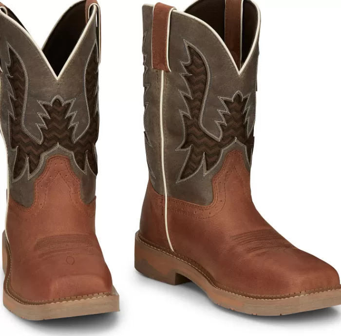 Bolt 11" Work^Justin Boots Flash Sale