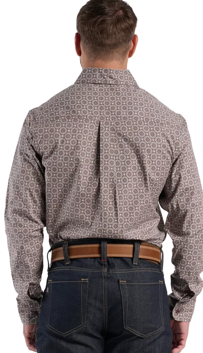Chestnut Mens Woven Shirt^Justin Boots Cheap