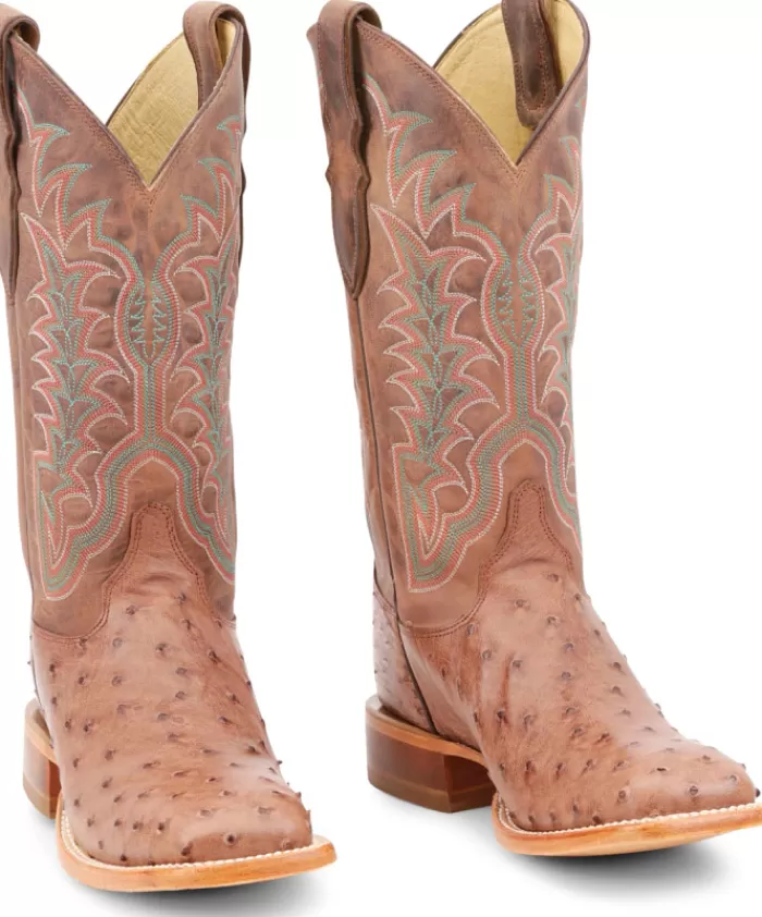 Chisolm 13" Full Quill Ostrich^Justin Boots Cheap