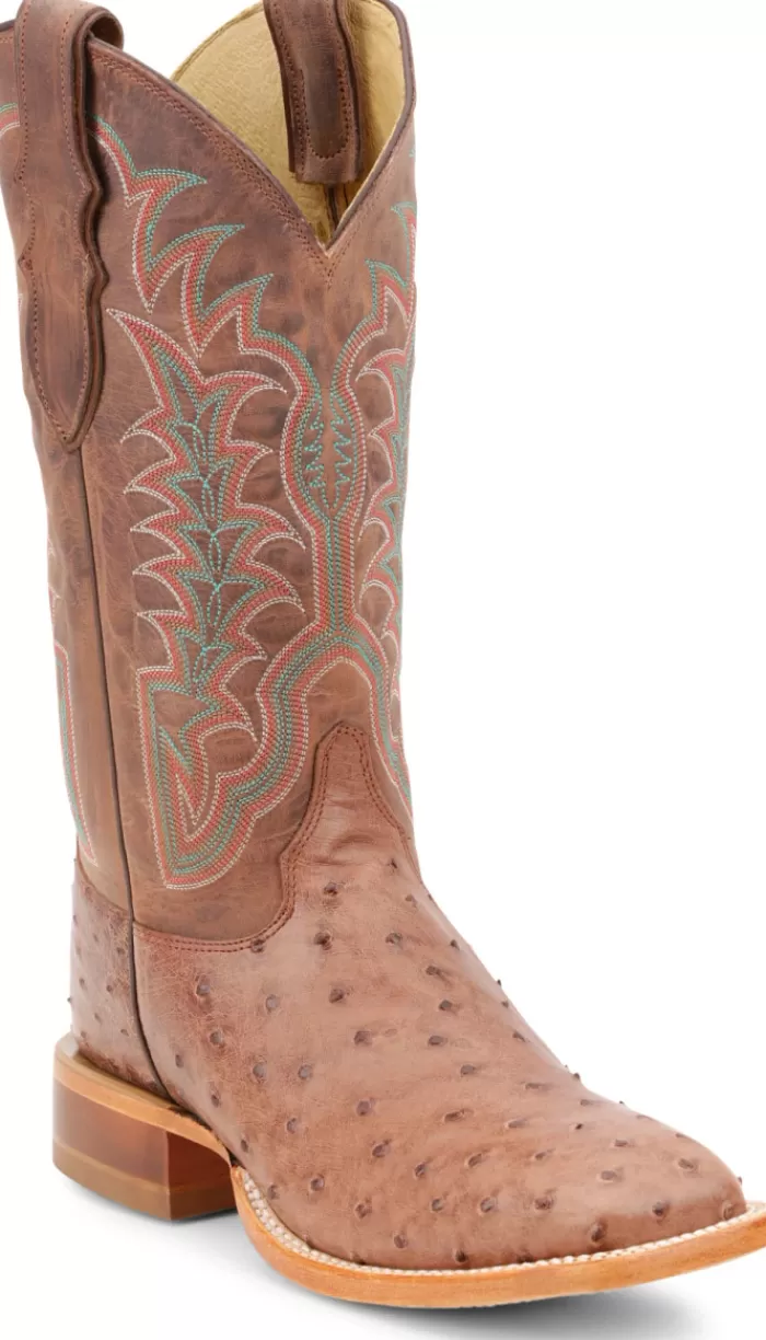 Chisolm 13" Full Quill Ostrich^Justin Boots Cheap