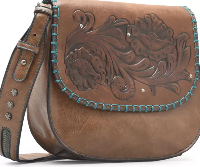 Embossed Saddle Bag^Justin Boots Flash Sale