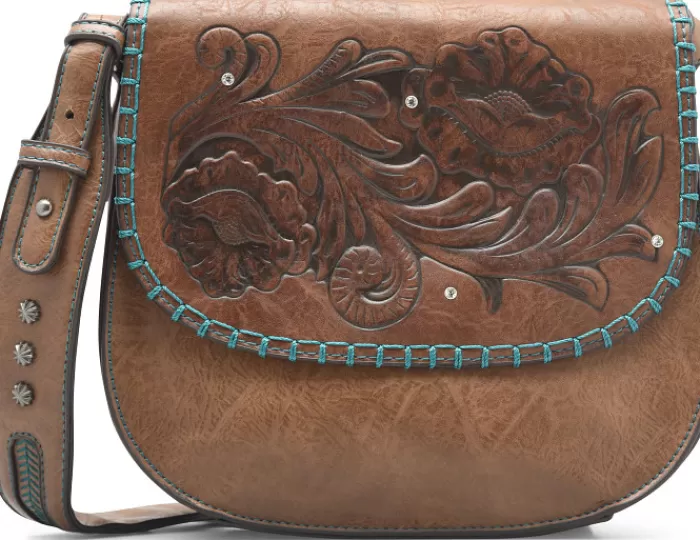 Embossed Saddle Bag^Justin Boots Flash Sale