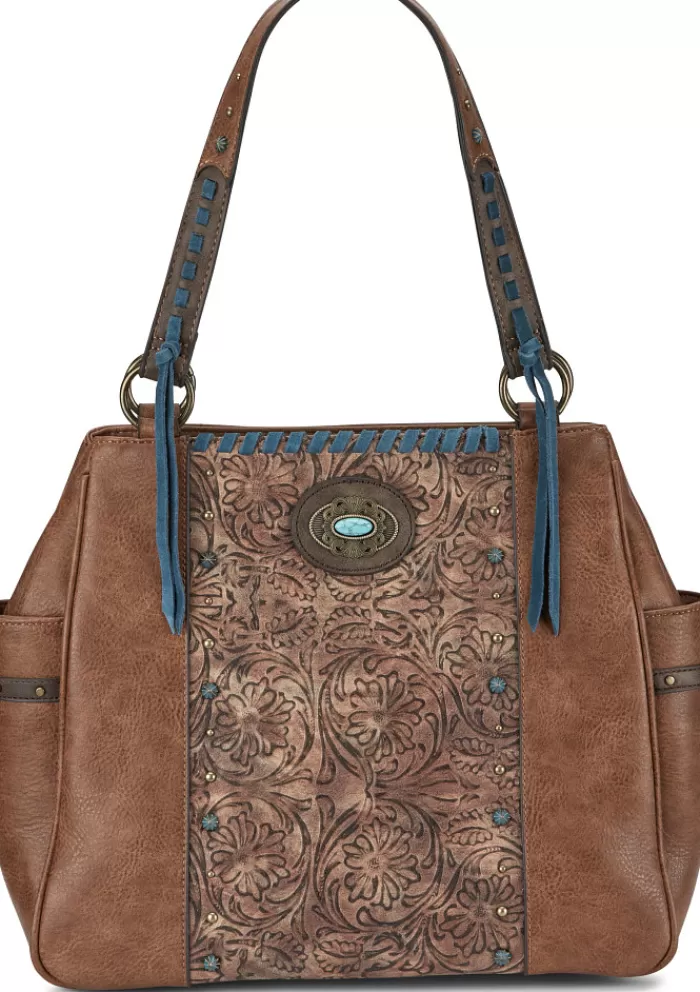 Embossed Tote Bag^Justin Boots Cheap