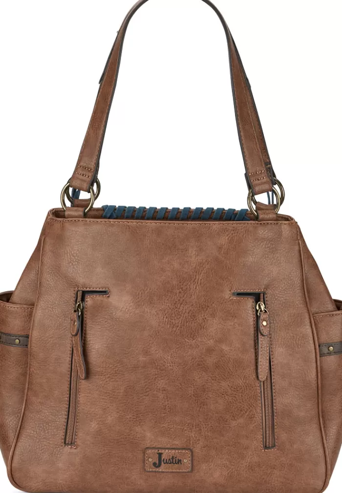Embossed Tote Bag^Justin Boots Cheap