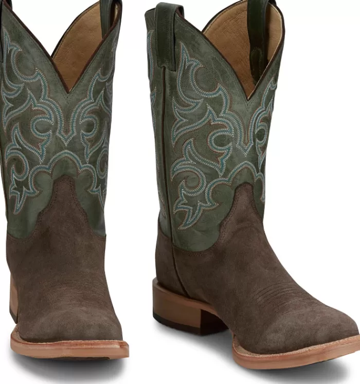 Fergus 11" Roughout^Justin Boots Online