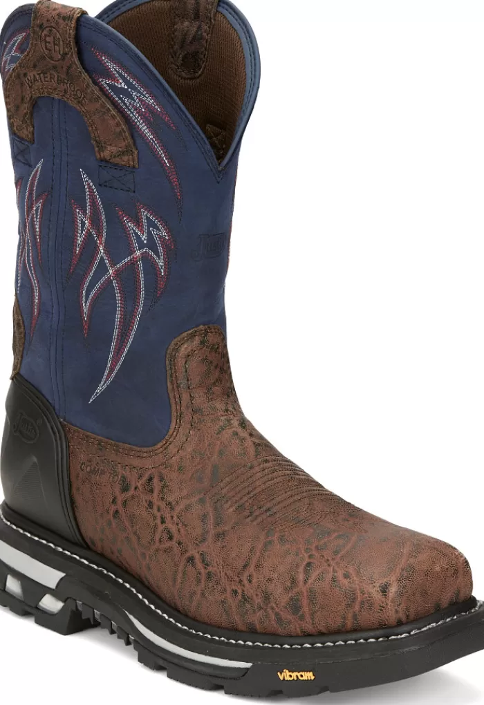 Frontline Hiviz 11” Waterproof Nano Comp Toe^Justin Boots Fashion