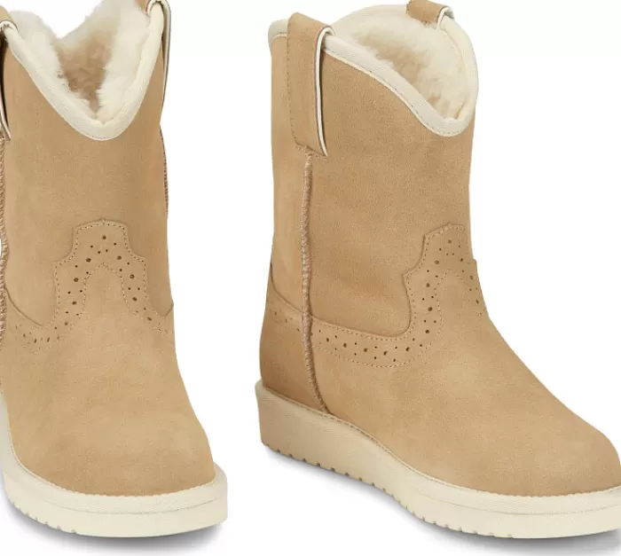 Heidi 8" Suede Shearling^Justin Boots Best