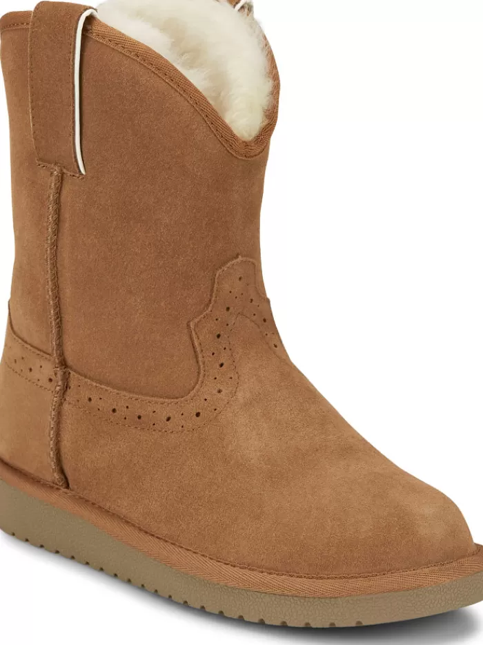 Heidi 8" Suede Shearling^Justin Boots Best Sale