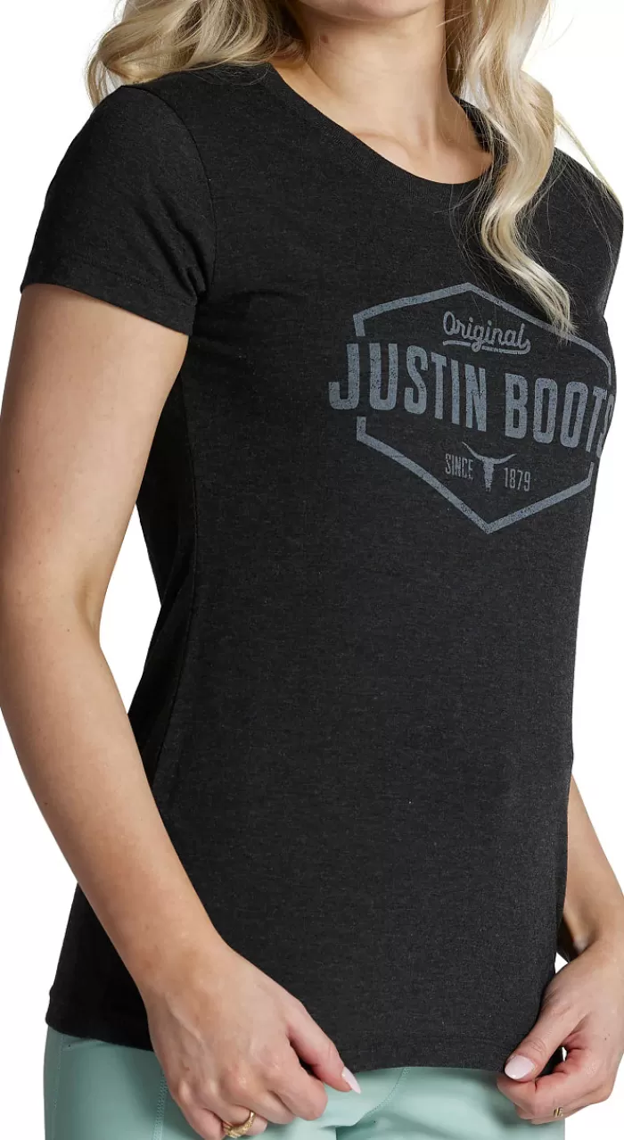 Hexagon Outline Tee^Justin Boots Hot