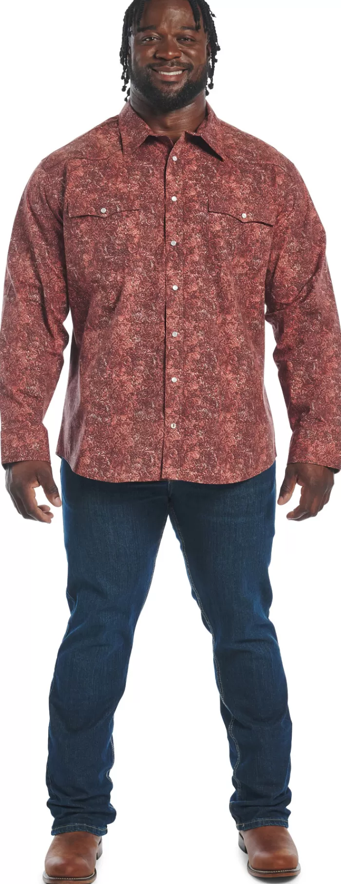 Hj Justin & Son Snap Shirt^Justin Boots Fashion