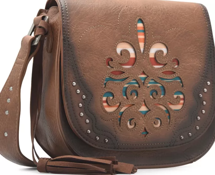 Inlay Saddle Bag^Justin Boots Cheap
