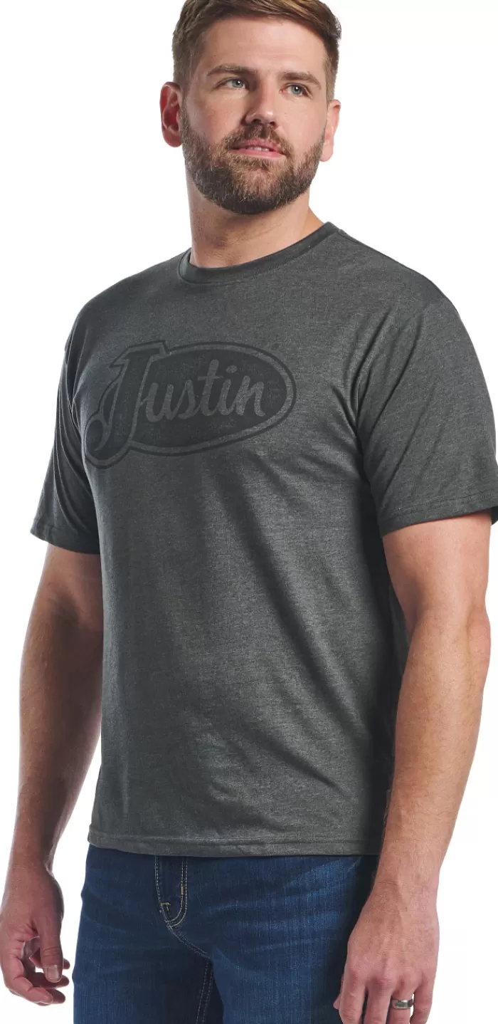 Justin Men's Logo Tee^Justin Boots Outlet