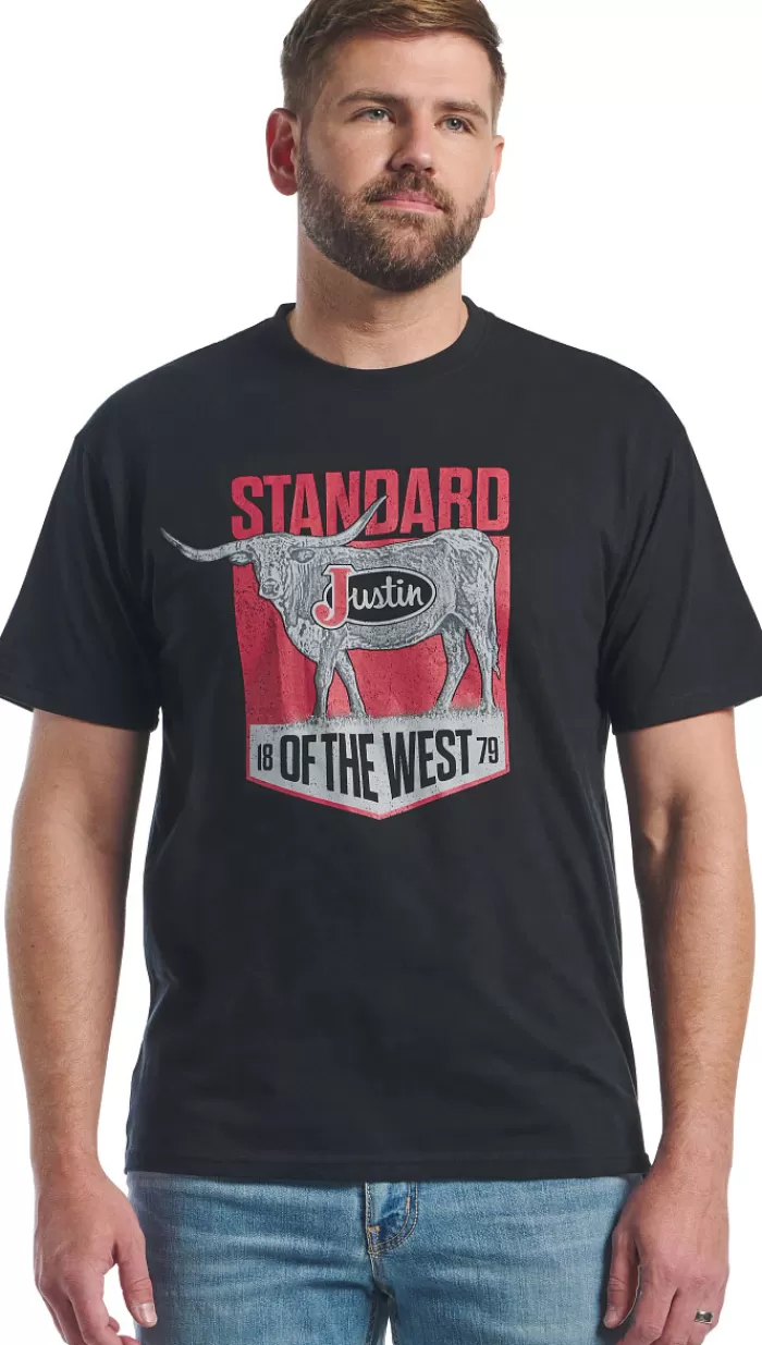 Justin Men's Standard Of The West Tee^Justin Boots Best