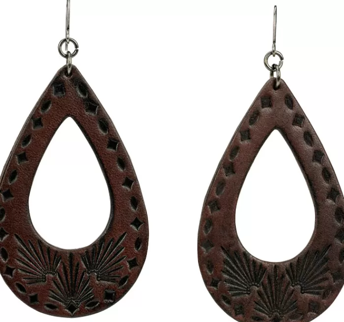 Justin Women'S Leather Teardrop Earrings^Justin Boots Best