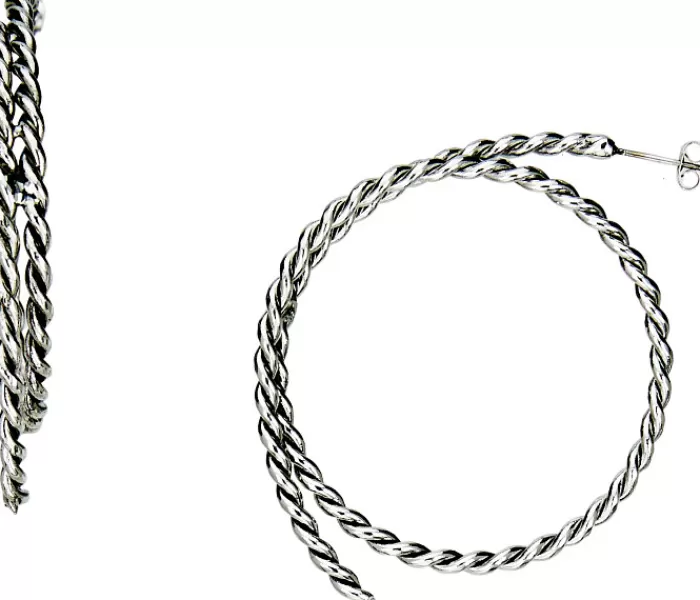 Justin Women's Rope Motif Hoop Earrings^Justin Boots Best