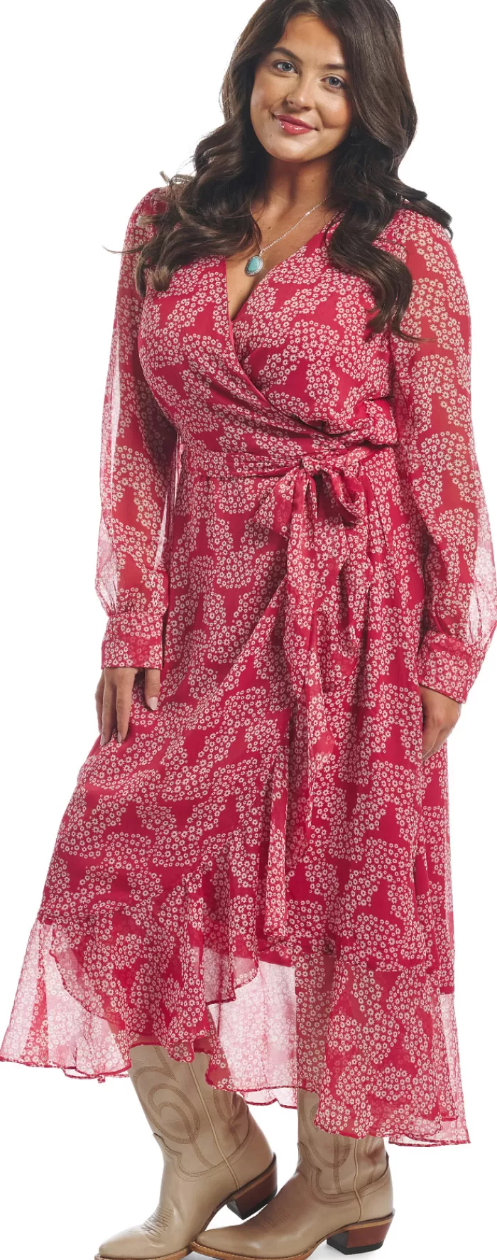 Justin Women's Wrap Maxi Dress^Justin Boots Flash Sale