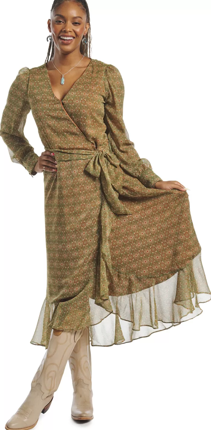 Justin Women'S Wrap Maxi Dress^Justin Boots Sale