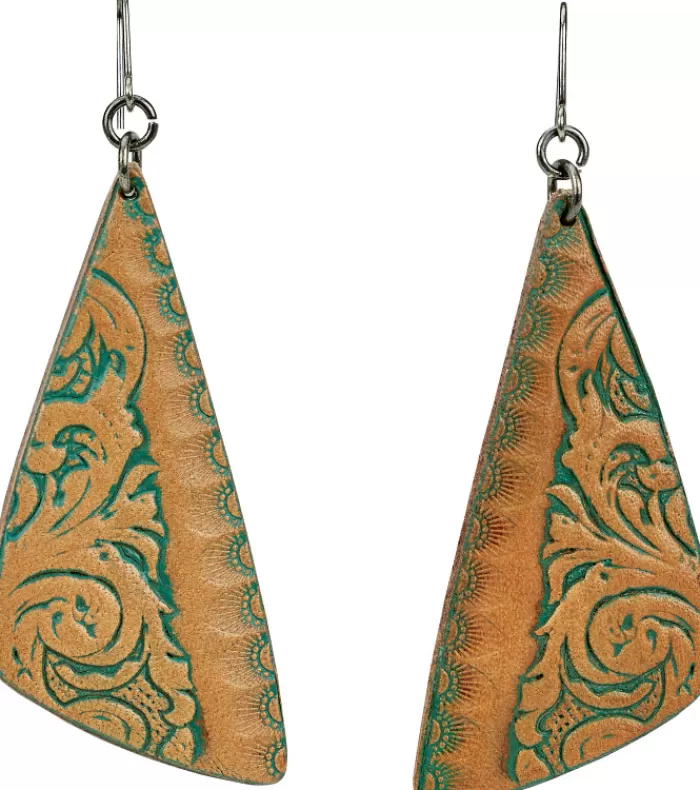 Leather Triangle Earrings^Justin Boots Online
