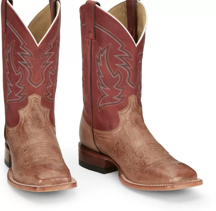 Mclane 11” Smooth Ostrich^Justin Boots Outlet