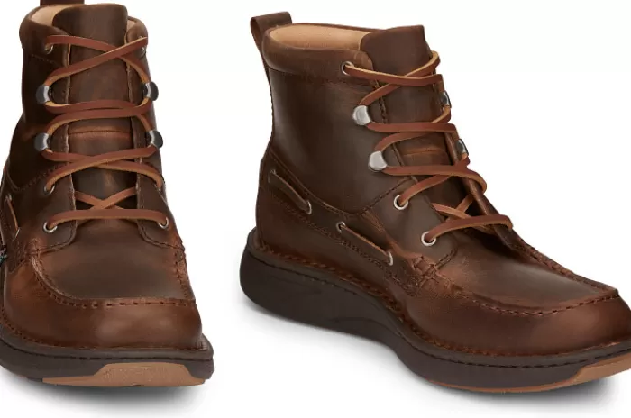 Mocc Toe Lacer^Justin Boots New