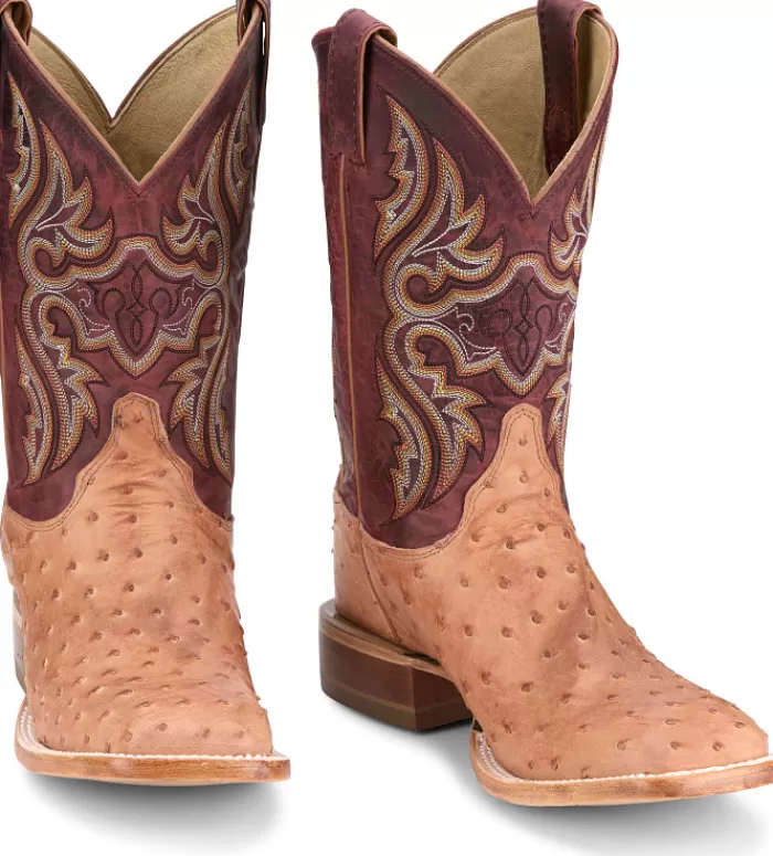Moseley 11" Full Quill Ostrich^Justin Boots Cheap