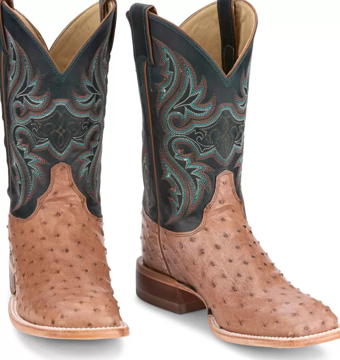 Moseley 11" Full Quill Ostrich^Justin Boots Cheap