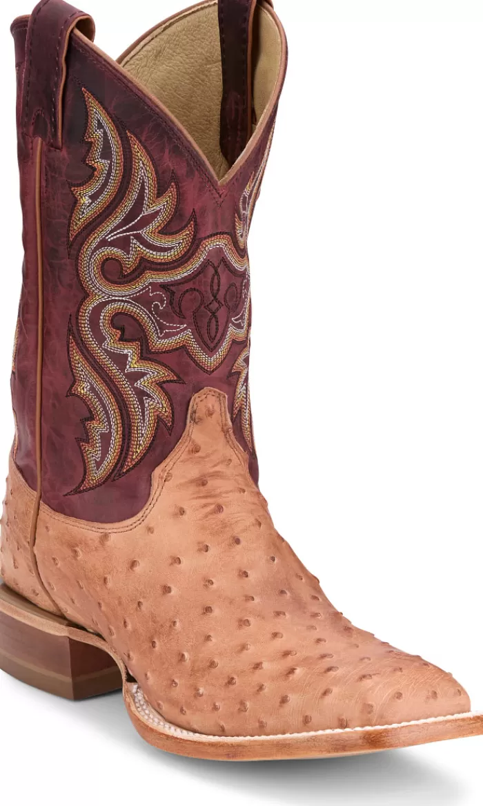 Moseley 11" Full Quill Ostrich^Justin Boots Cheap