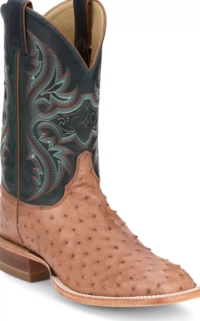Moseley 11" Full Quill Ostrich^Justin Boots Cheap