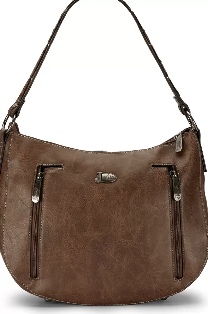 Ostrich Print Hobo Bag^Justin Boots Flash Sale