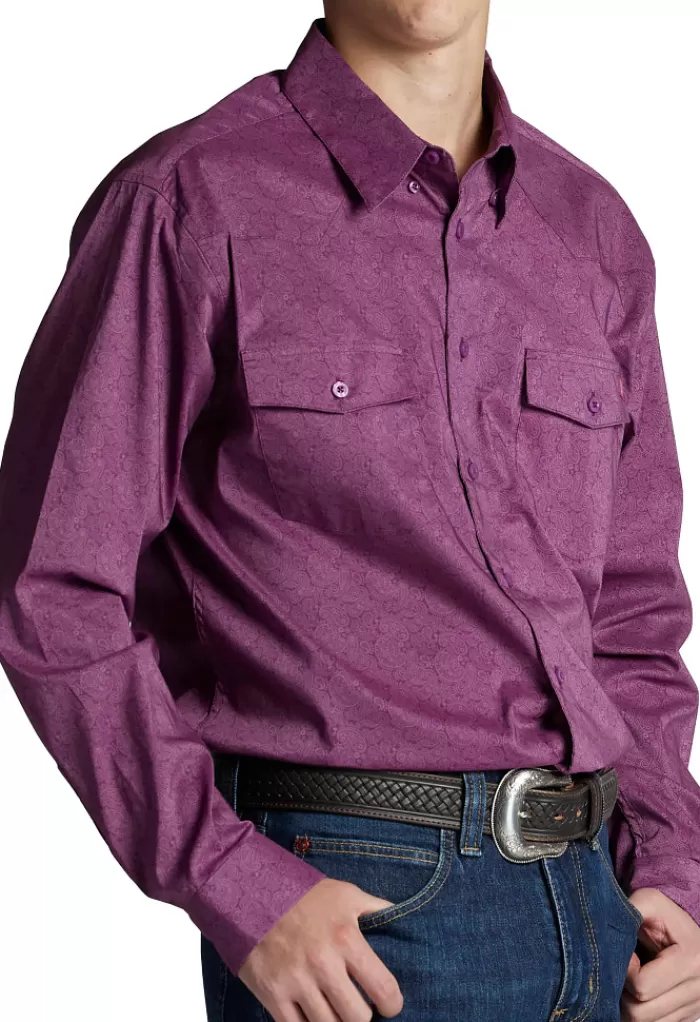 Paisley Button Down^Justin Boots Flash Sale