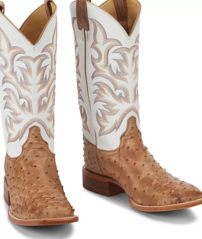 Pascoe 13" Full Quill Ostrich^Justin Boots Cheap