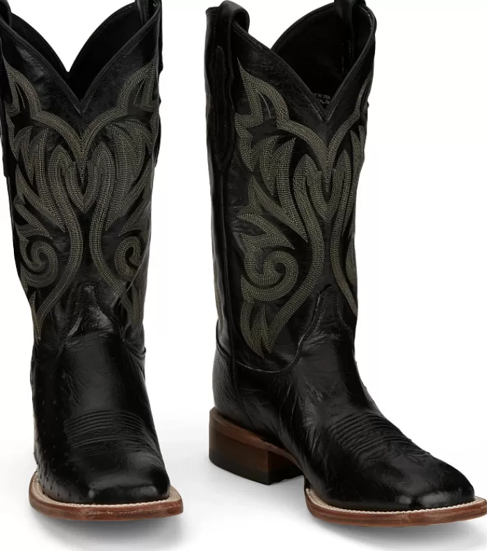 Pascoe 13" Smooth Ostrich^Justin Boots Cheap