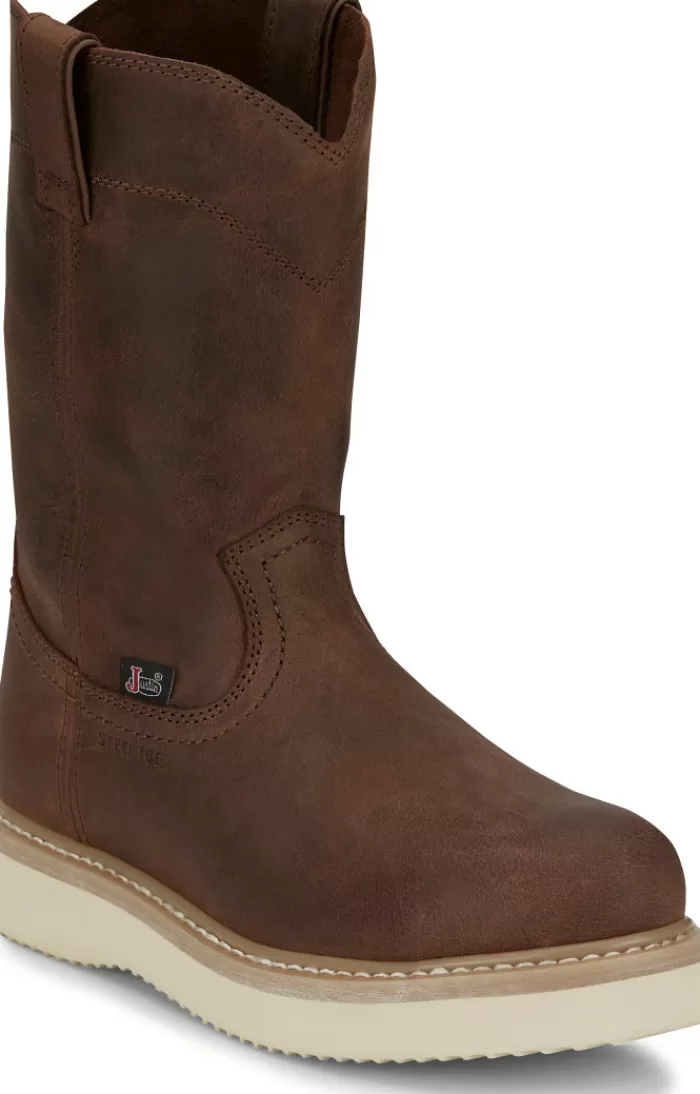 Ram 10" Steel Toe^Justin Boots New