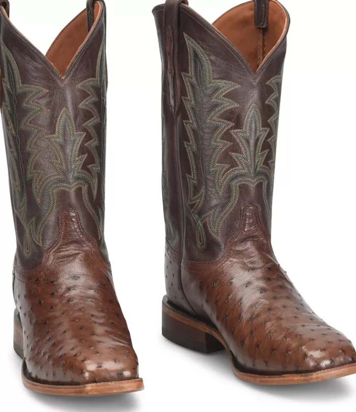 Rancher 12" Ostrich Cowboy^Justin Boots Outlet