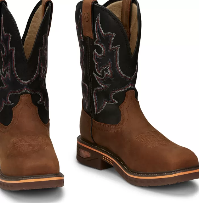 Resistor 11" Waterproof Nano Comp Toe^Justin Boots Store
