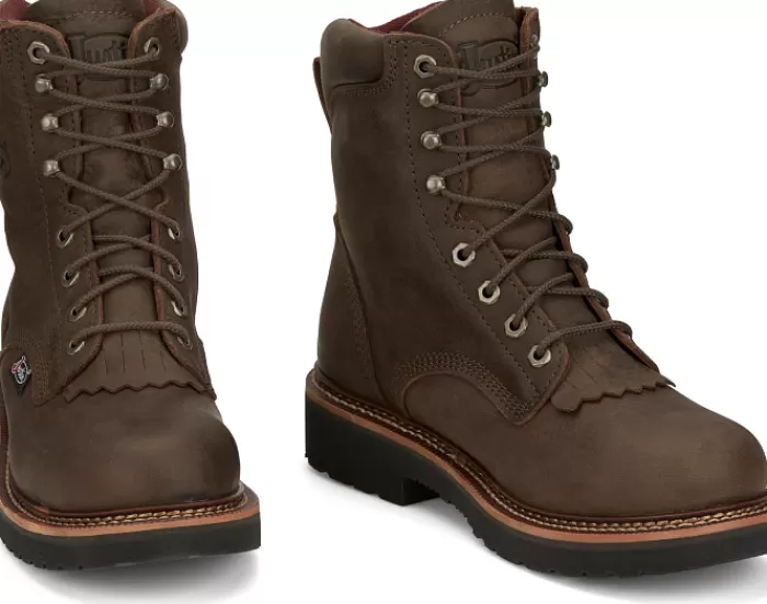 Rivot 8" Steel Toe^Justin Boots New