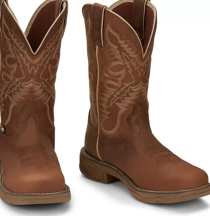 Rush 11" Nano Composite Toe Waterproof Work Boot^Justin Boots Outlet