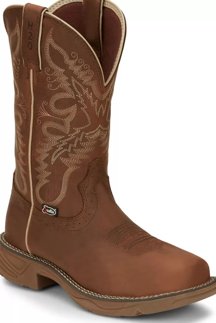 Rush 11" Women's Waterproof Work Boot^Justin Boots Cheap