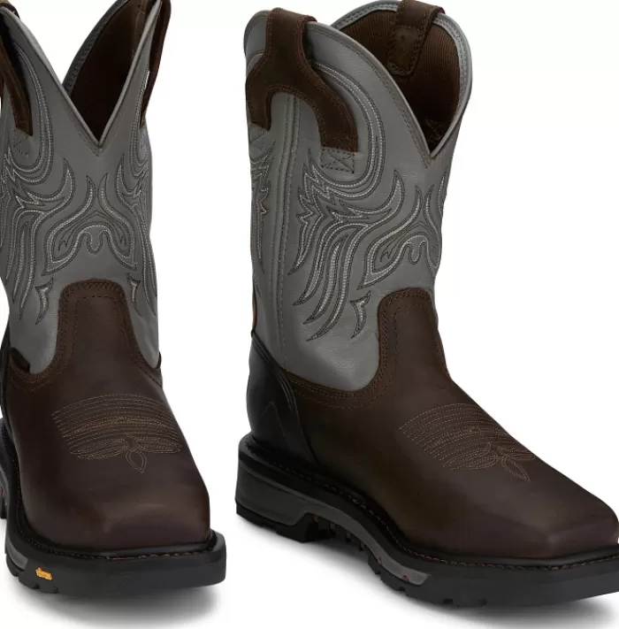 Tanker 11" Steel Toe Work Boot^Justin Boots Cheap