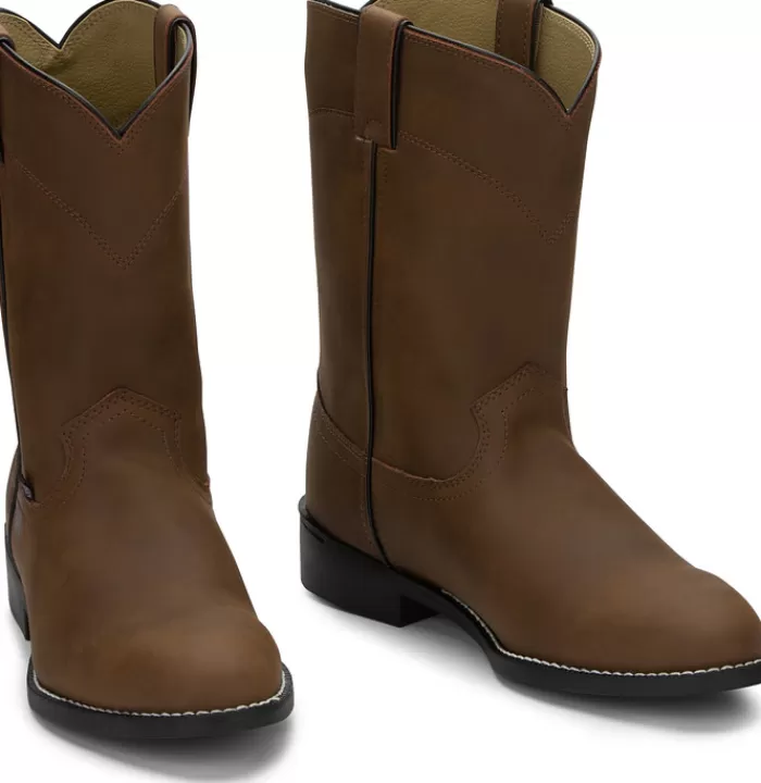 Temple 10" Roper^Justin Boots Cheap