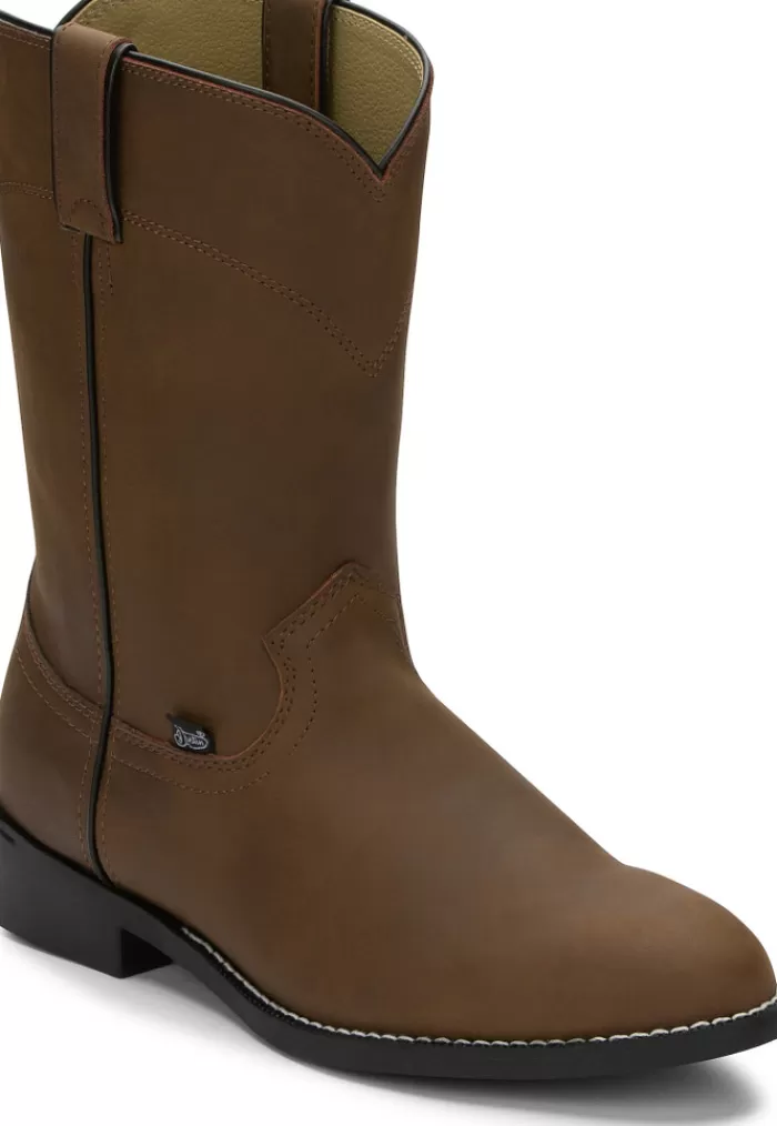 Temple 10" Roper^Justin Boots Cheap