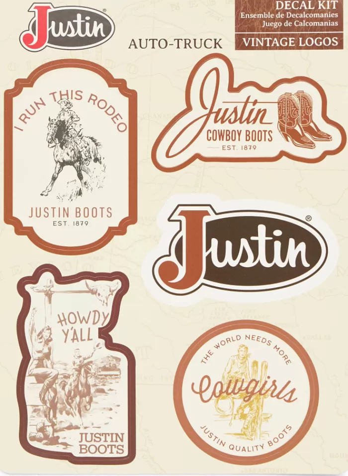 Vinyl Auto Decals^Justin Boots Store