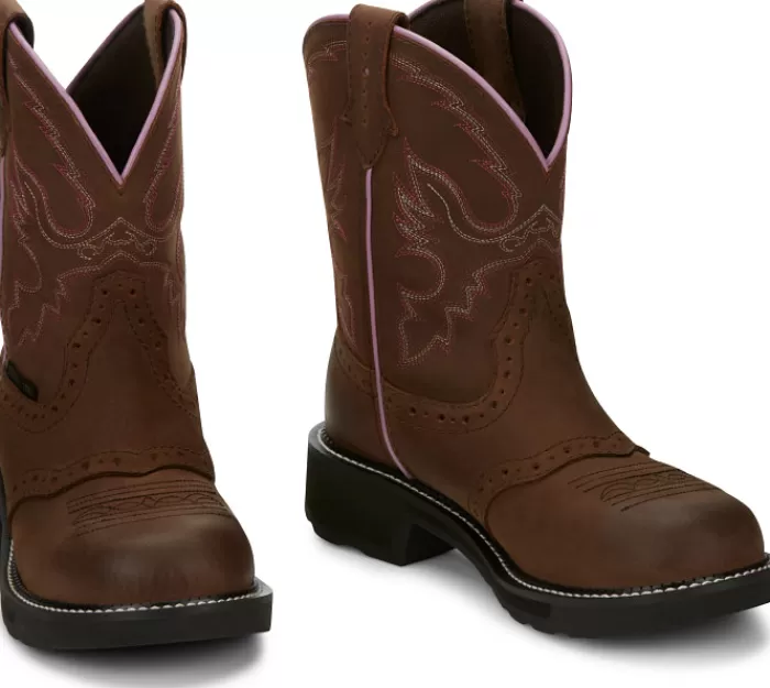 Wanette 8" Steel Toe Waterproof Work Boot^Justin Boots Store