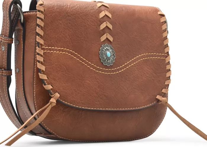 Whip Stitch Saddle Bag^Justin Boots Shop