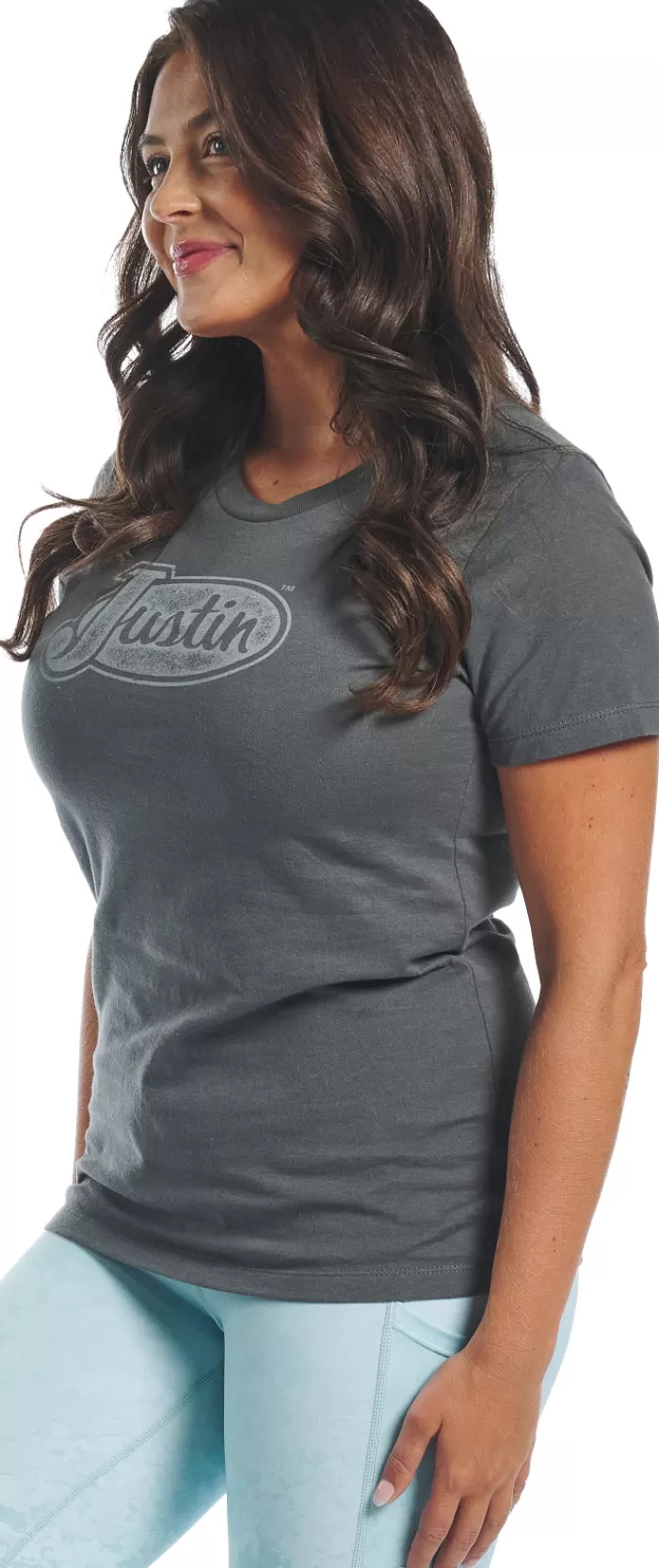 Women's Logo Tee^Justin Boots Store